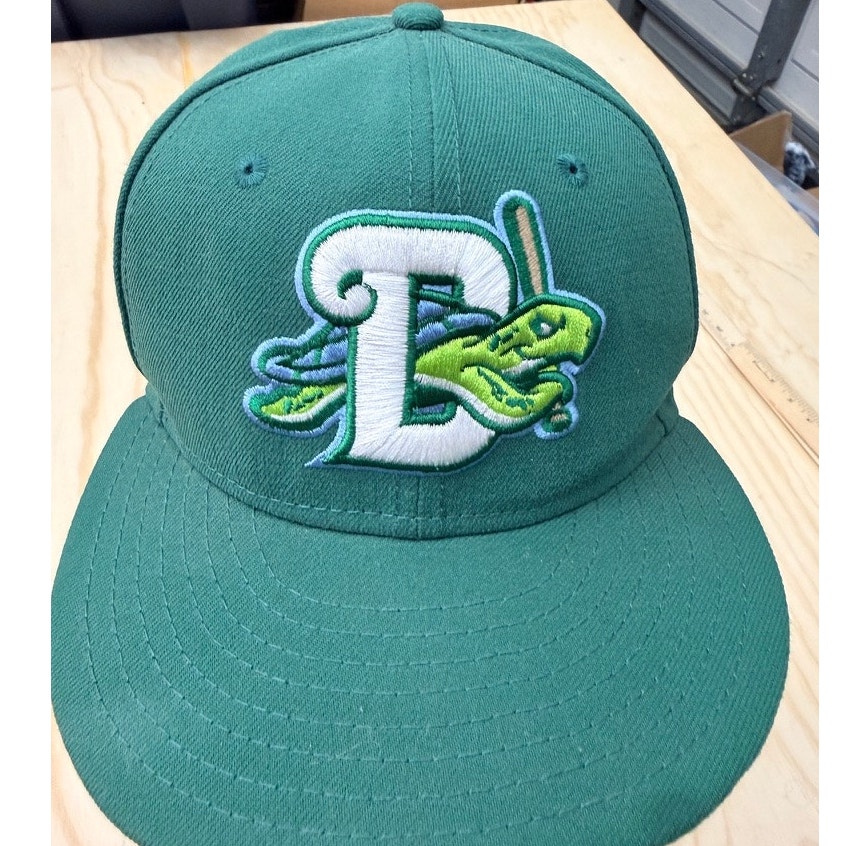 Daytona Tortugas Fitted Hat New Era Size 7 Milb Baseball Minor League Green